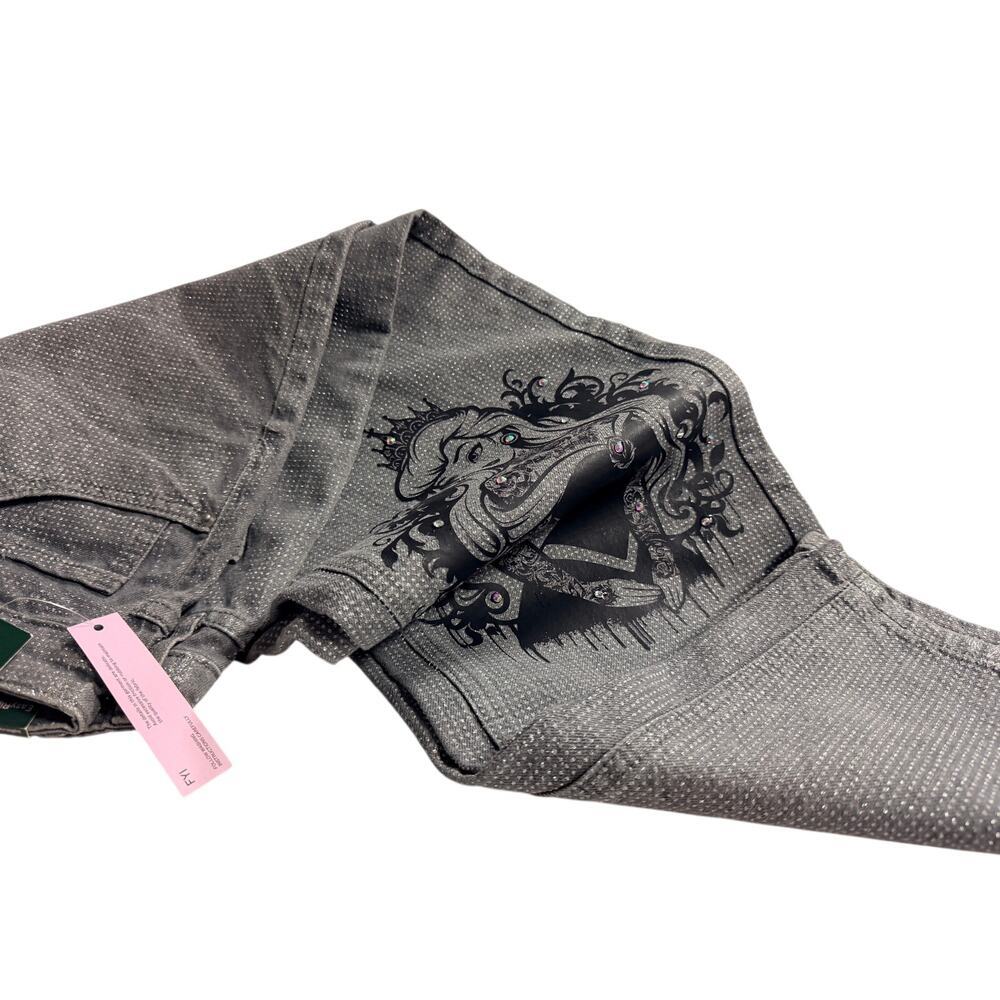 Wild Fable Mid Rise 90s Relaxed Straight Upstyled Cinderella Denim Jeans Gray 00 - Picture 7 of 16